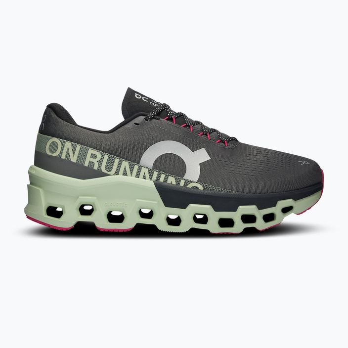 Herren On Running Cloudmonster 2 Asphalt/Lima Laufschuhe 9