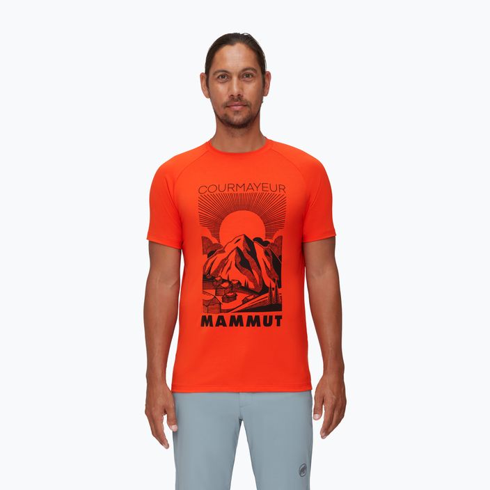MAMMUT Mountain Herren-Trekkinghemd orange