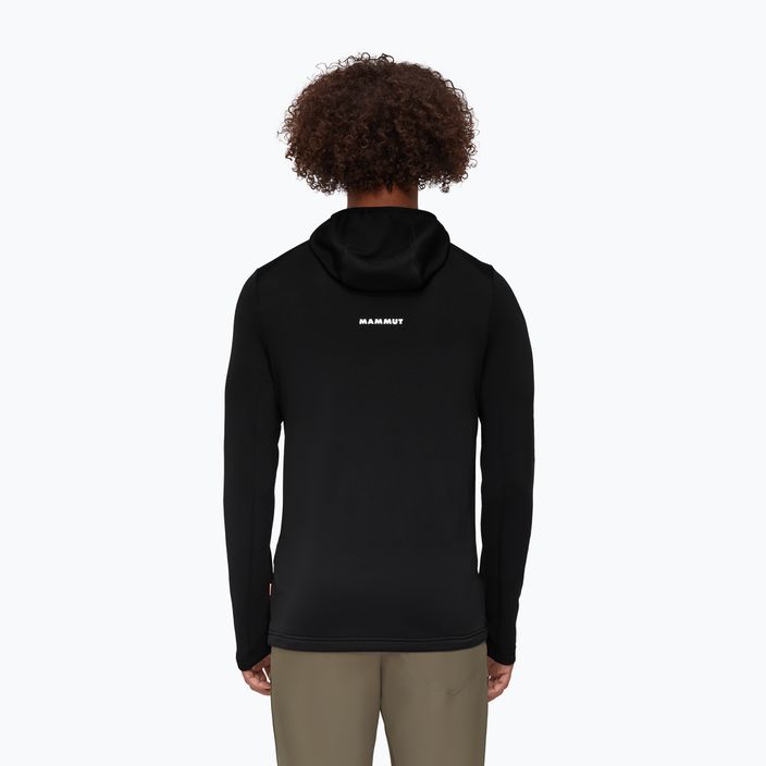 Herren Mammut Aconcagua Light ML Kapuzen-Trekking-Sweatshirt schwarz 2