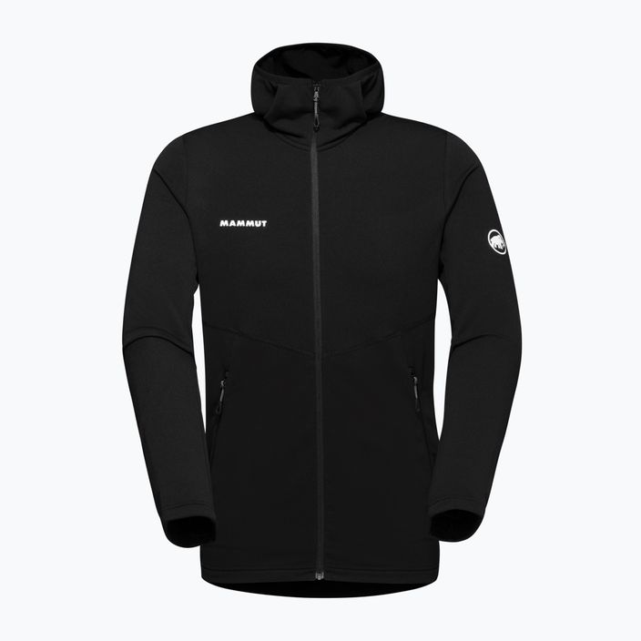 Herren Mammut Aconcagua Light ML Kapuzen-Trekking-Sweatshirt schwarz 7