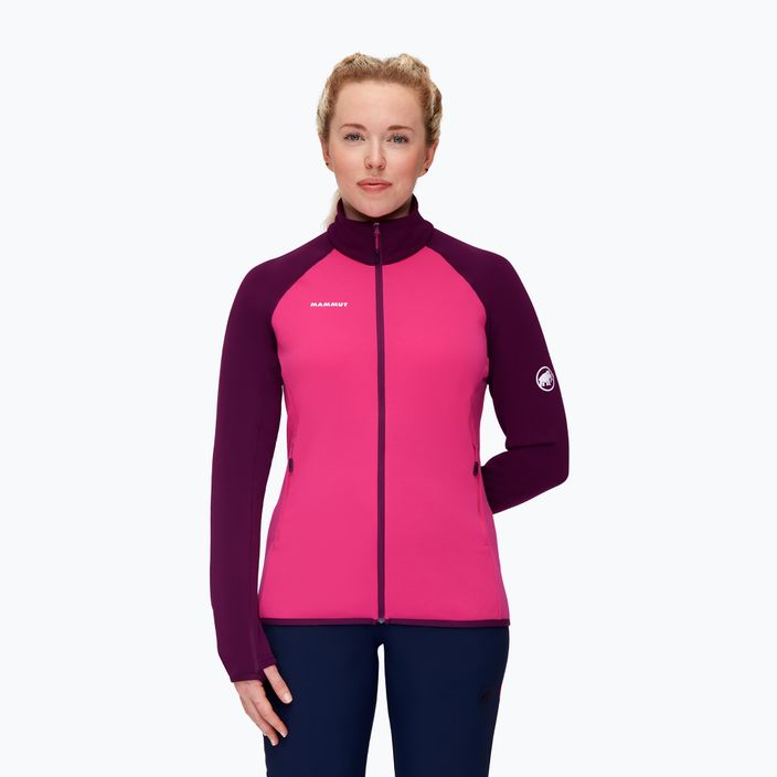 MAMMUT Aconcagua ML Damen-Trekking-Sweatshirt rosa und lila 7