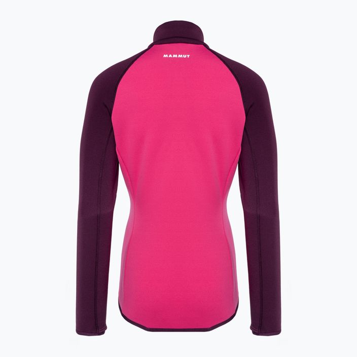 MAMMUT Aconcagua ML Damen-Trekking-Sweatshirt rosa und lila 2