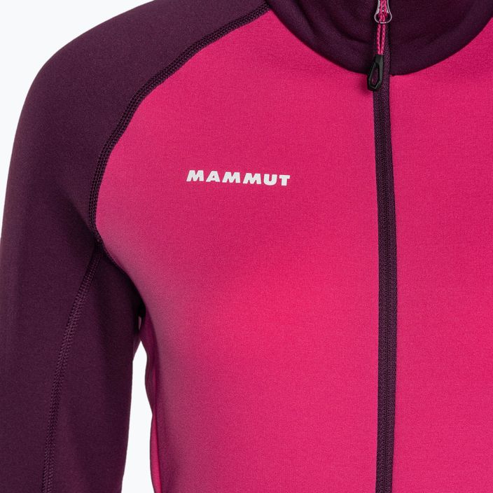 MAMMUT Aconcagua ML Damen-Trekking-Sweatshirt rosa und lila 3