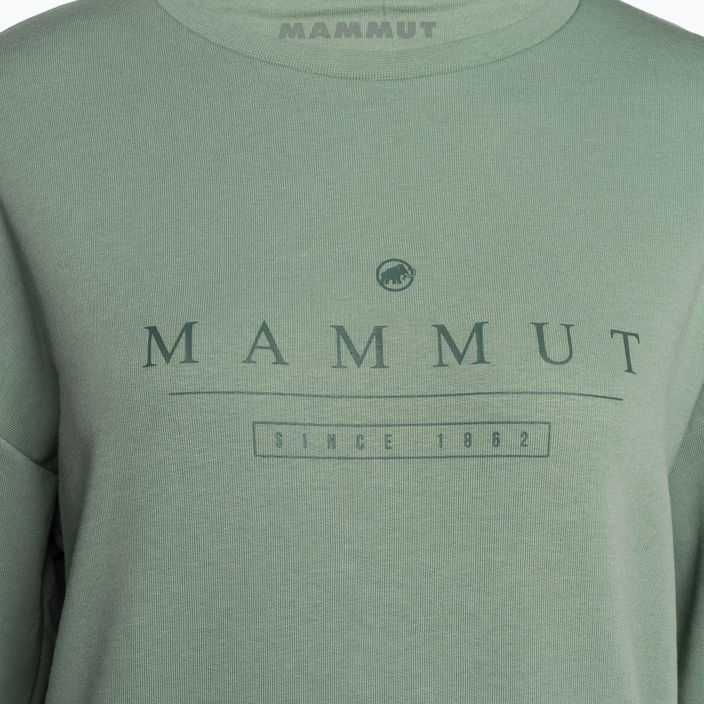 Mammut Damen-Trekking-Sweatshirt Core ML Crew Neck Logo grün 1014-04070-4100-114 6