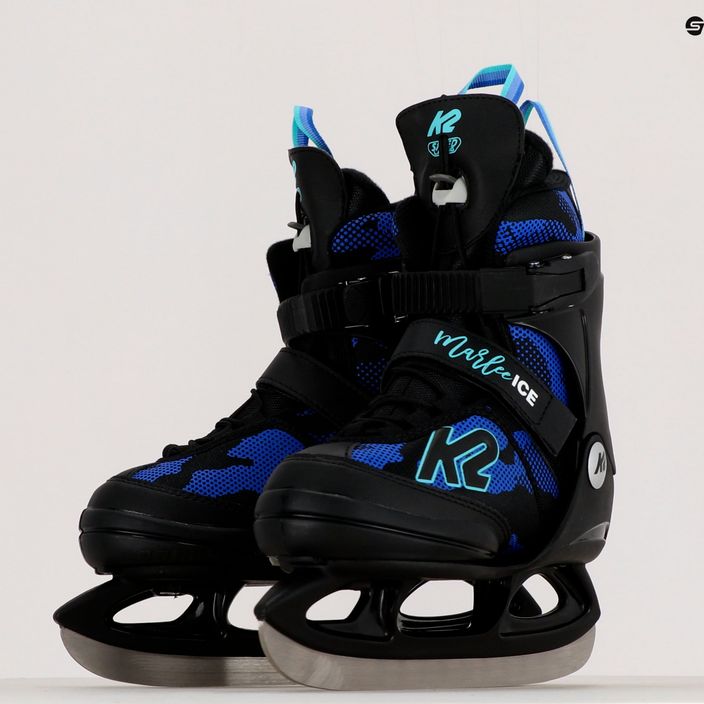 K2 Marlee Ice Kinder Schlittschuhe schwarz und blau 25E0020 9