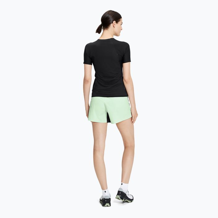 Damen Shorts On Running Ultra schwarz/grün 3