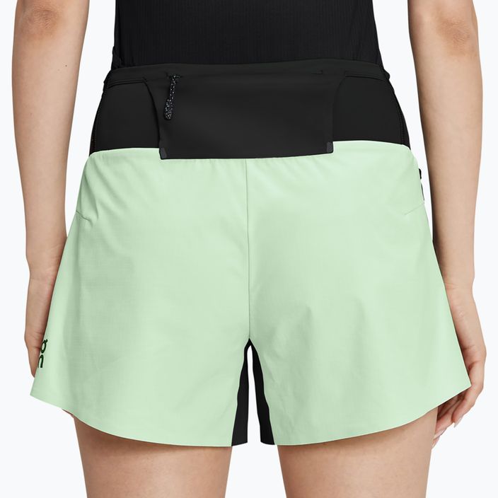 Damen Shorts On Running Ultra schwarz/grün 5