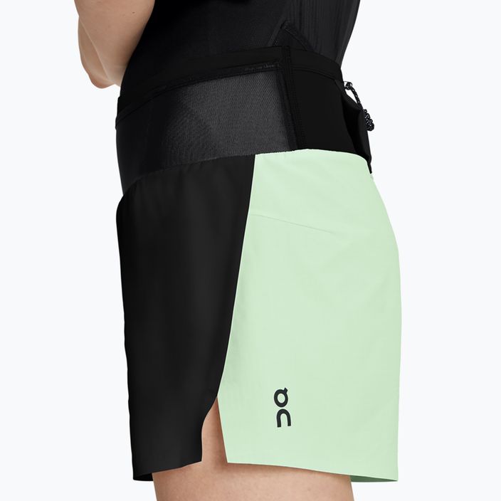 Damen Shorts On Running Ultra schwarz/grün 6