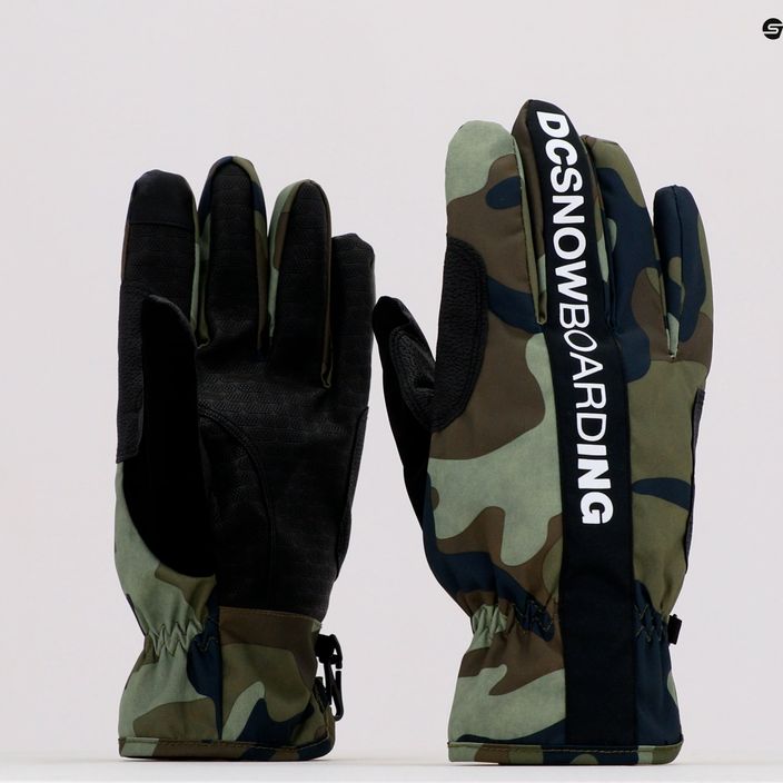 Snowboard-Handschuhe für Männer DC Salute woodland camo green 6