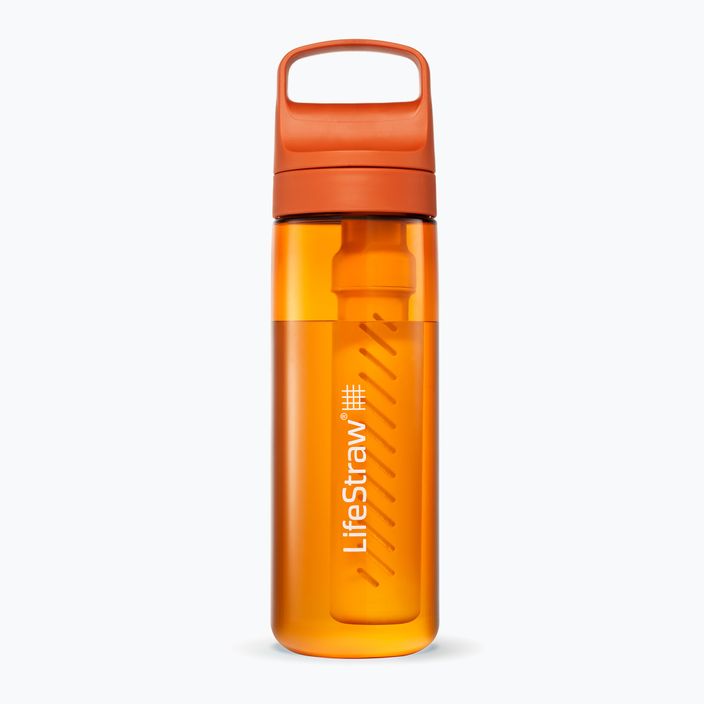 Lifestraw Go 2.0 Reiseflasche mit Filter 650 ml kyoto orange