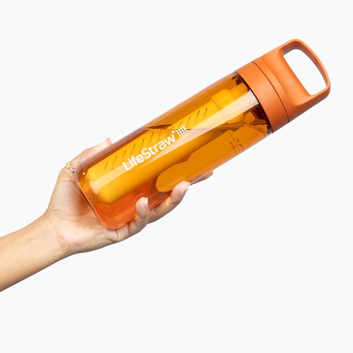 Lifestraw Go 2.0 Reiseflasche mit Filter 650 ml kyoto orange 3