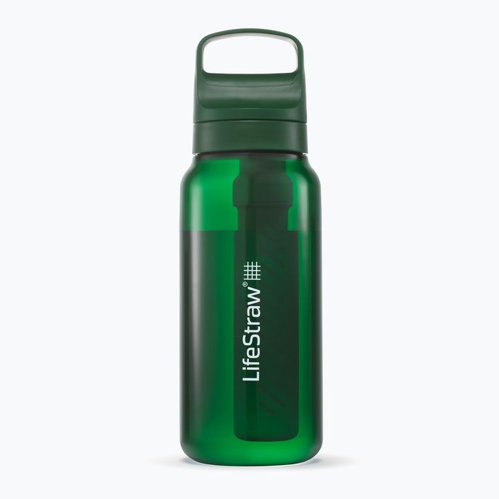 Lifestraw Go 2.0 Reiseflasche mit Filter 1 l Terrasse grün