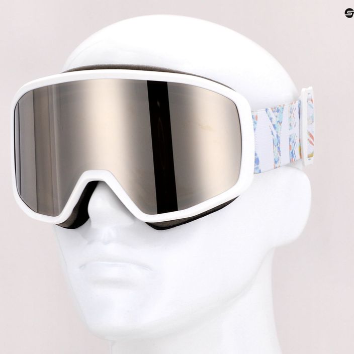 Snowboardbrille für Frauen ROXY Izzy 2021 splash/ml silver 7