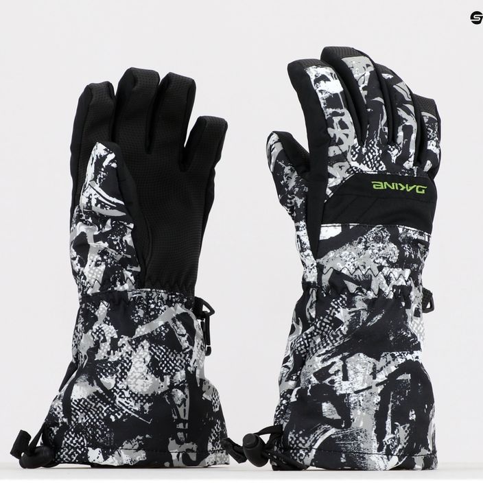 Dakine Yukon Kinder Snowboard Handschuhe schwarz-grau D10003195 6