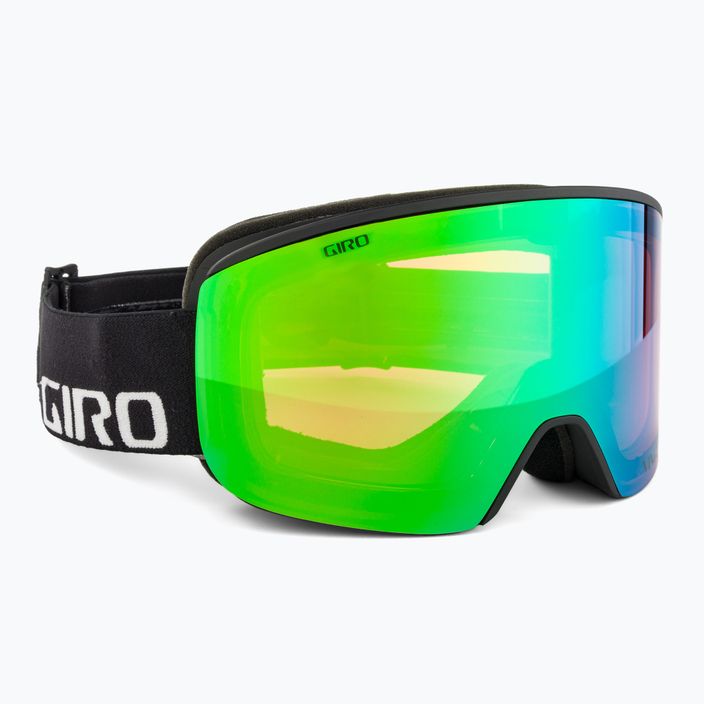 Giro Axis schwarz Wortmarke/Smaragd/Infrarot Skibrille 2