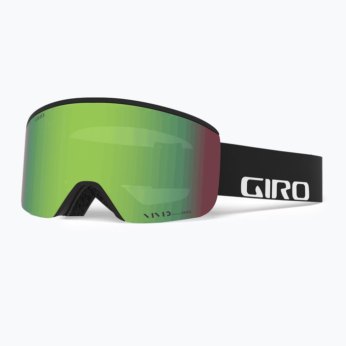 Giro Axis schwarz Wortmarke/Smaragd/Infrarot Skibrille 6