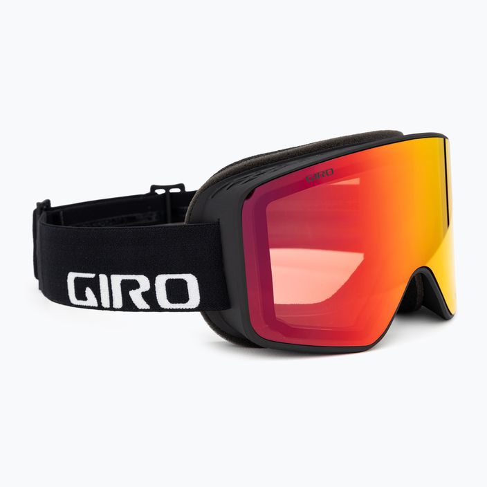 Giro Method Skibrille schwarz wordmark/ember/infrarot 2