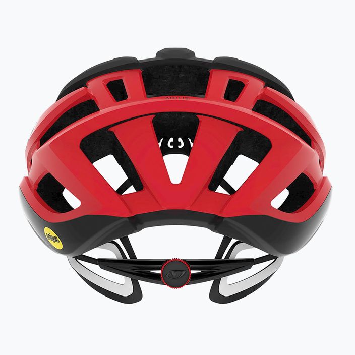 Giro Agilis matt schwarz leuchtend rot Fahrradhelm 9