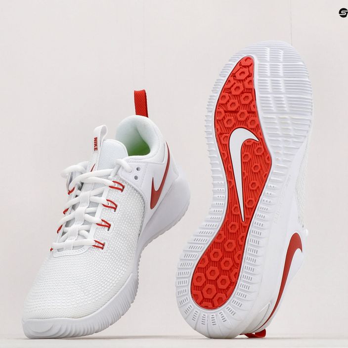 Herren Volleyball Schuhe Nike Air Zoom Hyperace 2 weiß und rot AR5281-106 11