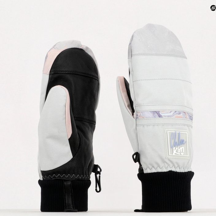 Snowboard-Handschuhe für Frauen ROXY Chloe Kim 2021 gray violet marble 6