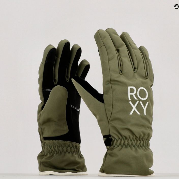 Snowboard-Handschuhe für Frauen ROXY Freshfields 2021 deep lichen green 8