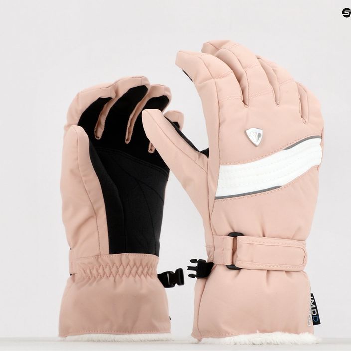 Skihandschuhe für Frauen Rossignol Saphir Impr G pink 7
