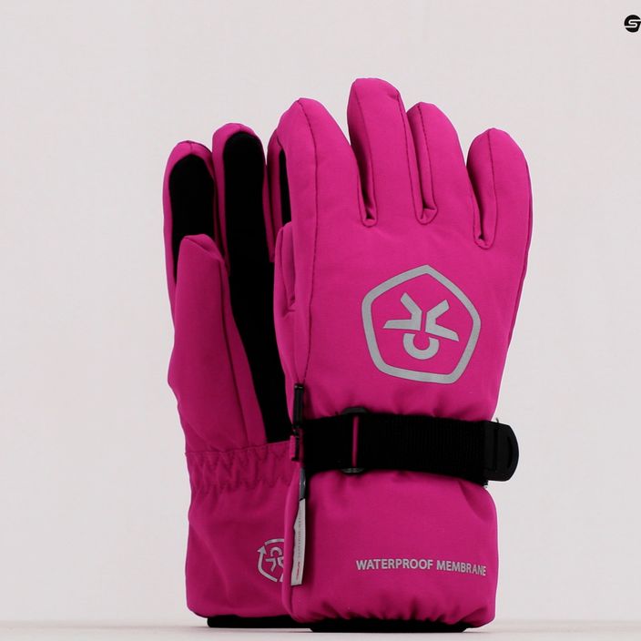 Skihandschuhe Kinder Color Kids Gloves Waterproof rosa 74815 7