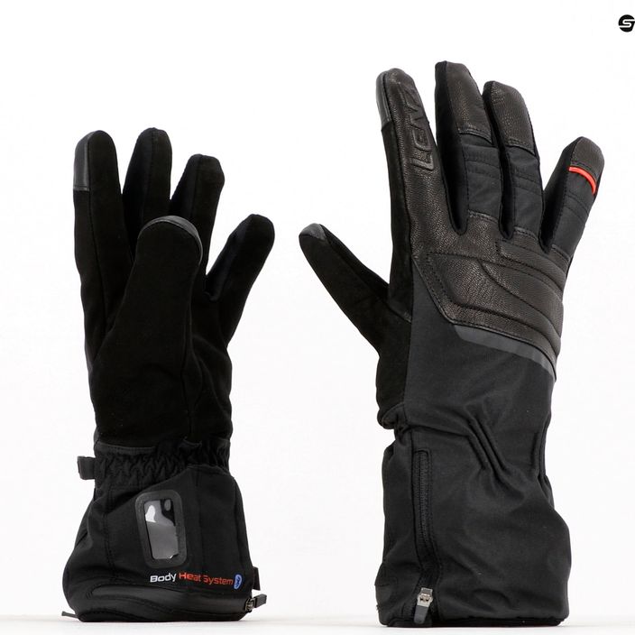Beheizbare Skihandschuhe Lenz Heat Glove 6. Finger Cap Urban Line schwarz 125 9