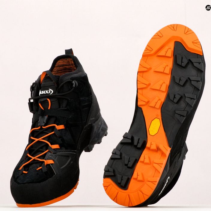 Trekkingschuhe Herren AKU Rock Dfs Mid GTX schwarz-orange 718-18 14