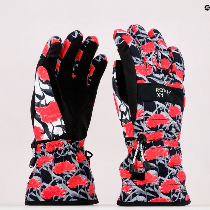 Snowboard-Handschuhe für Frauen ROXY Cynthia Rowley 2021 true black/white/red 11
