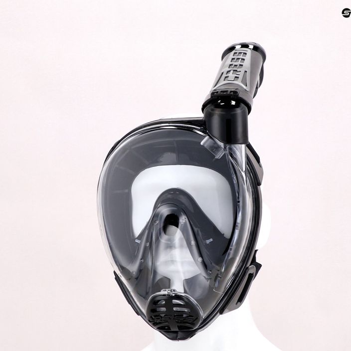 Cressi Duke Dry Vollgesichtsmaske zum Schnorcheln schwarz XDT005050 10