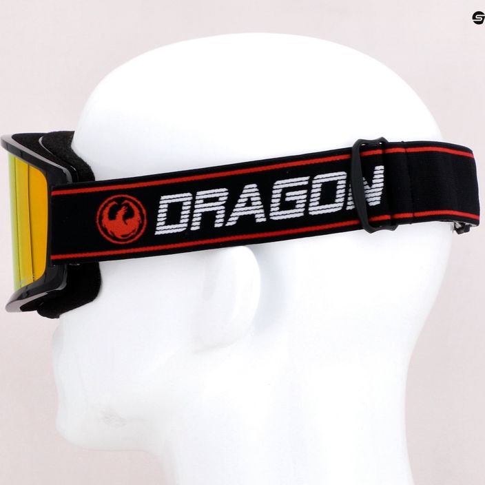 Dragon DX3 OTG Skibrille schwarz/rot 7