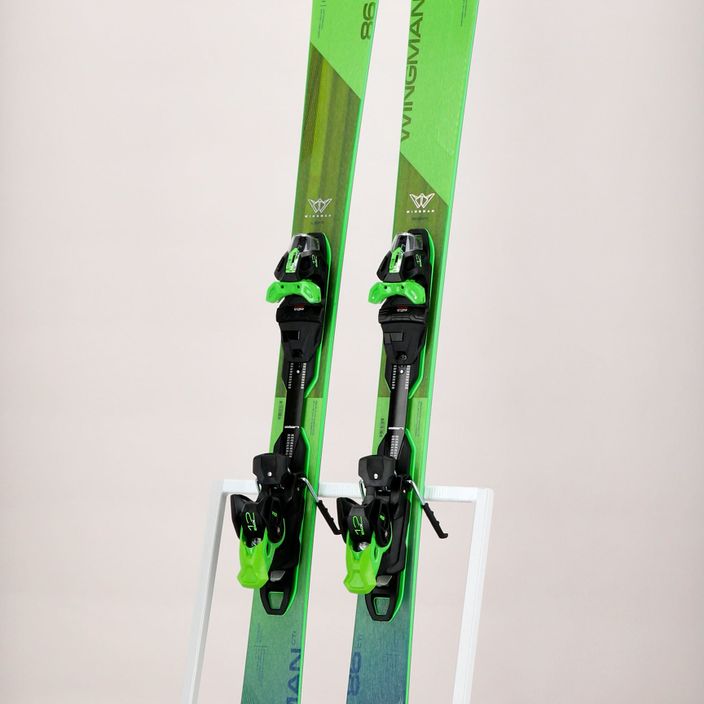 Ski Herren Elan Wingman 86 CTI Fusion X + EMX 12 grün ABAHBR21 12
