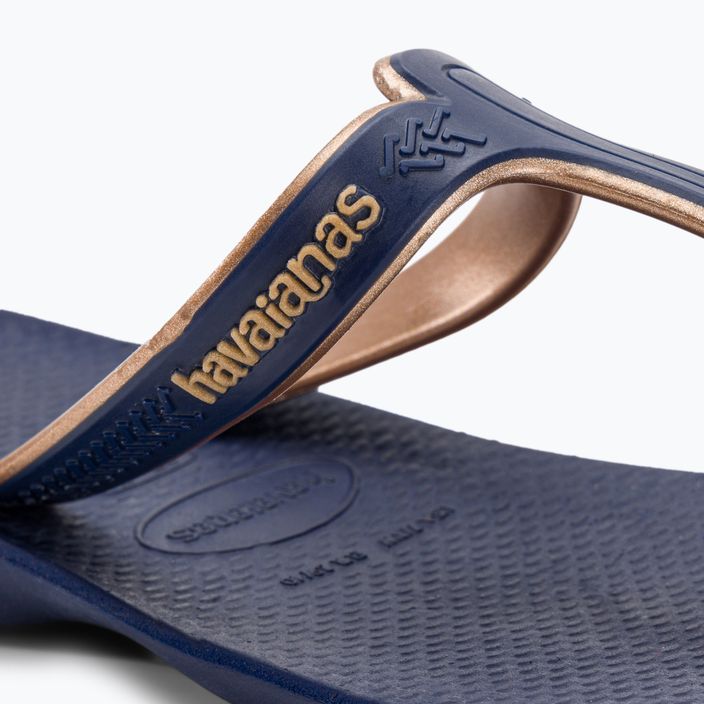 Havaianas Casuale Pantoletten marineblau 7