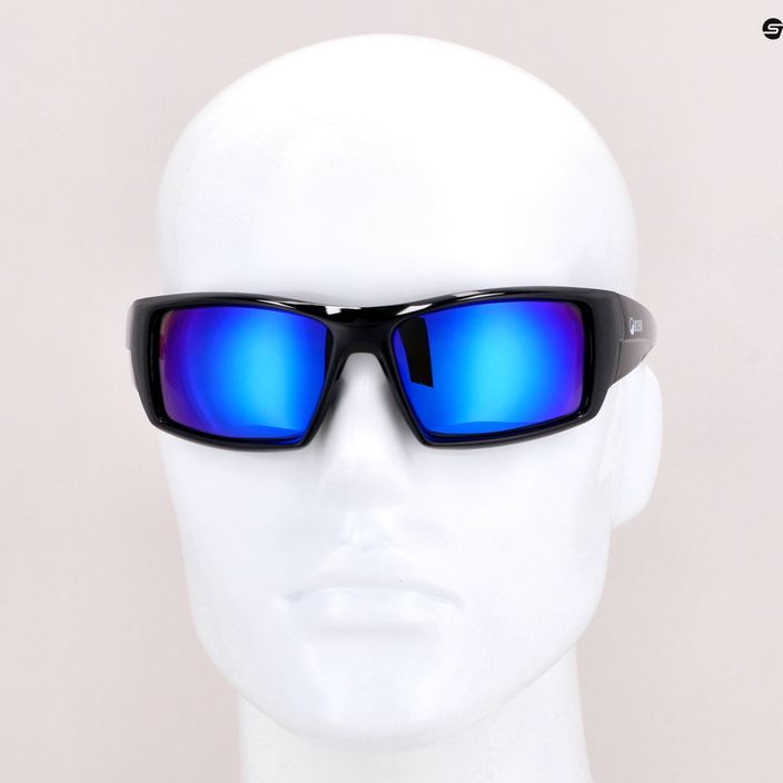 Ocean Sunglasses Aruba schwarz-blaue Sonnenbrille 3201.1 8