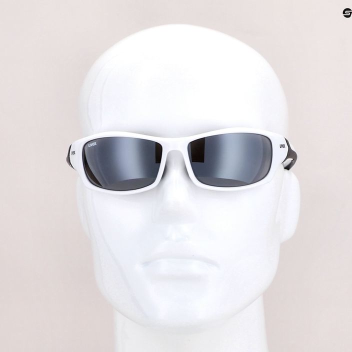 UVEX Sportstyle 211 Sonnenbrille schwarz und weiß S5306138216 7