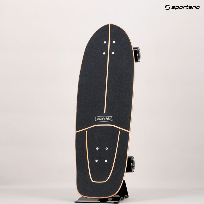Surfskate Skateboard Carver CX Raw 31.25" Super Slab 221 Complete schwarz-gelb C1121199 9