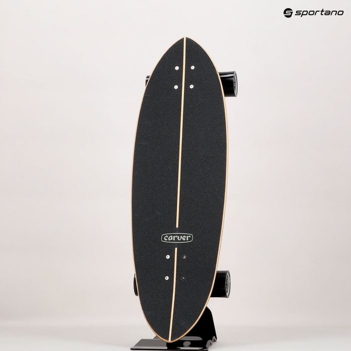 Surfskate Skateboard Carver C7 Raw 31.75" CI Black Beauty 219 Complete weiß-schwarz C113112 11
