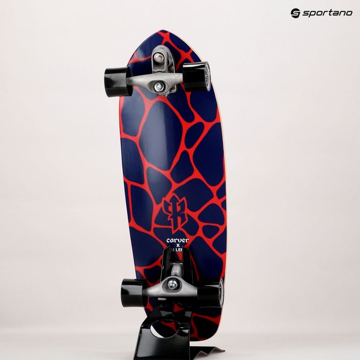 Surfskate Skateboard Carver C7 Raw 31" Kai Lava 222 Complete rot-violett C11311142 18