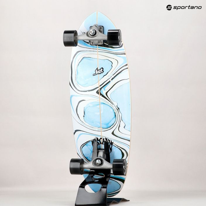 Surfskate Skateboard Carver Lost CX Raw 32" Quiver Killer 221 Complete blau-weiß L1121117 11