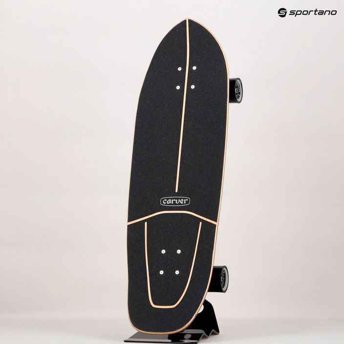 Surfskate Skateboard Carver C7 Raw 33.5" JOB Camo Tiger 222 Complete braun-grün C11311141 16