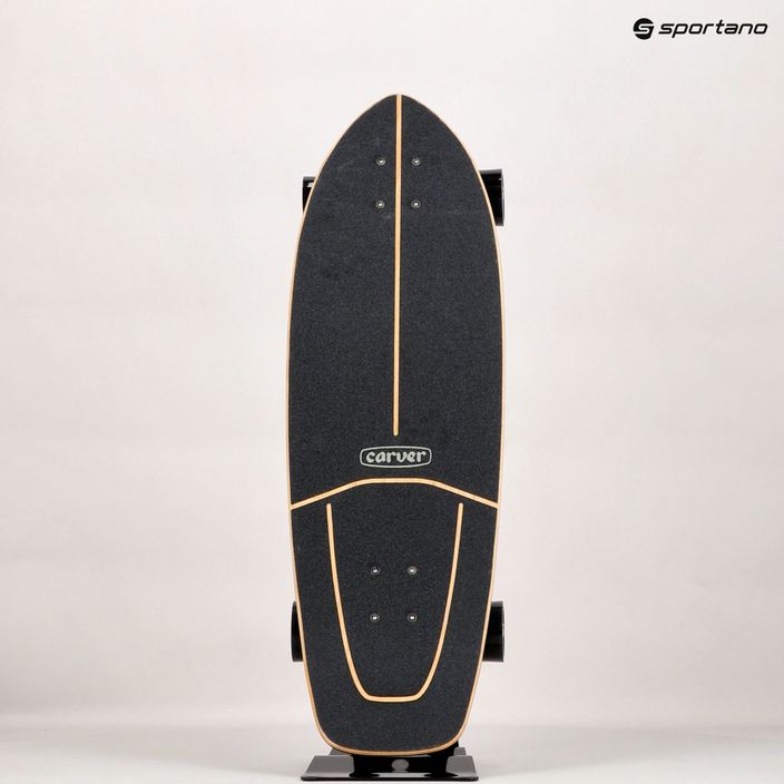 Surfskate Skateboard Carver C7 Raw 31" Resin 222 Complete blau-weiß C11311135 16
