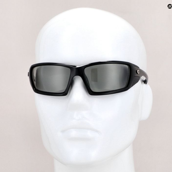 GOG Breeze schwarz/silberne Spiegel-Sonnenbrille E450-1P 7