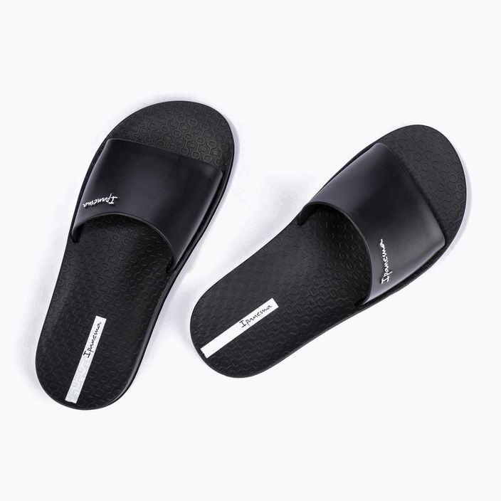 Ipanema Slide Unisex Flip-Flops schwarz / weiß 8