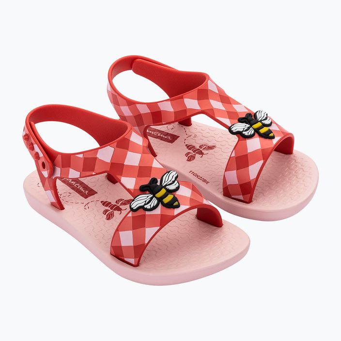 Ipanema Dreams IX Baby rosa/rote Sandalen 8