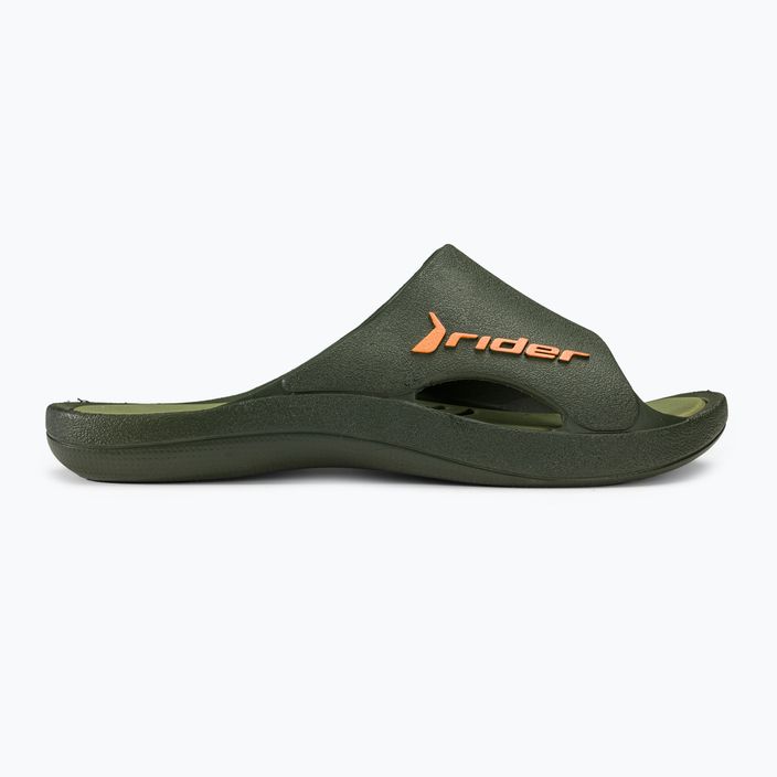 Slides Schlappen  Herren RIDER Bay XIII green/orange 2