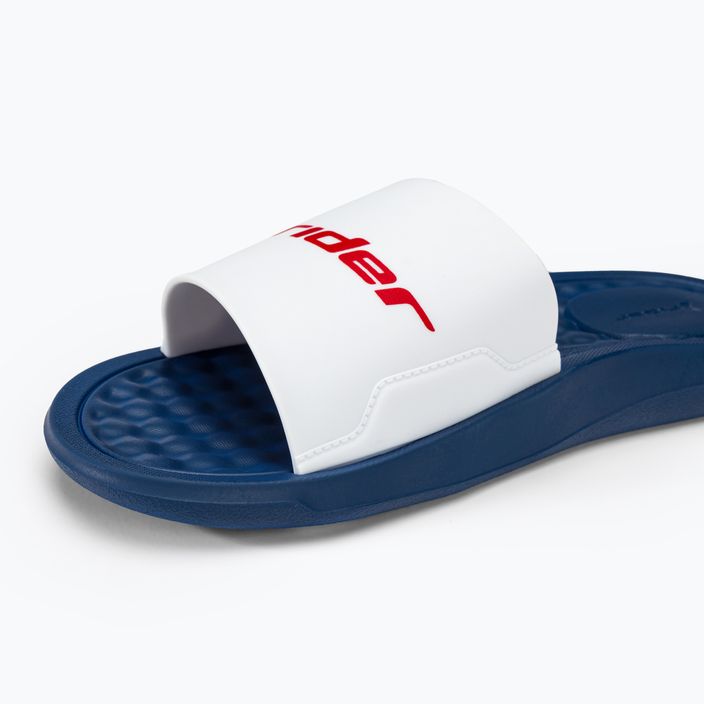 Herren RIDER Step Slide Flip-Flops blau/weiß/rot 7