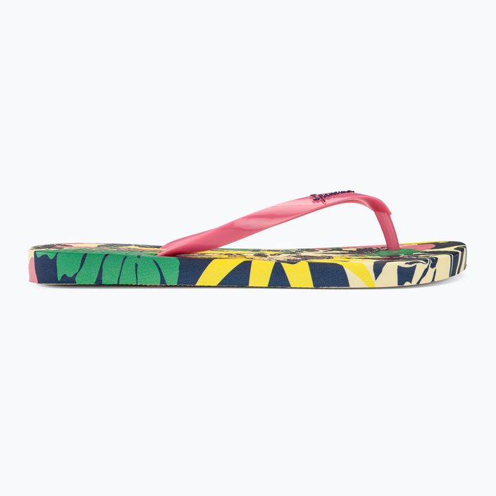 Flip-Flops Damen Ipanema Graffiti III yellow/pink 2