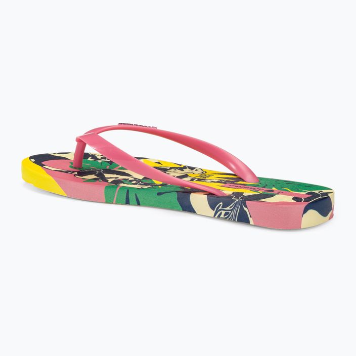 Flip-Flops Damen Ipanema Graffiti III yellow/pink 3