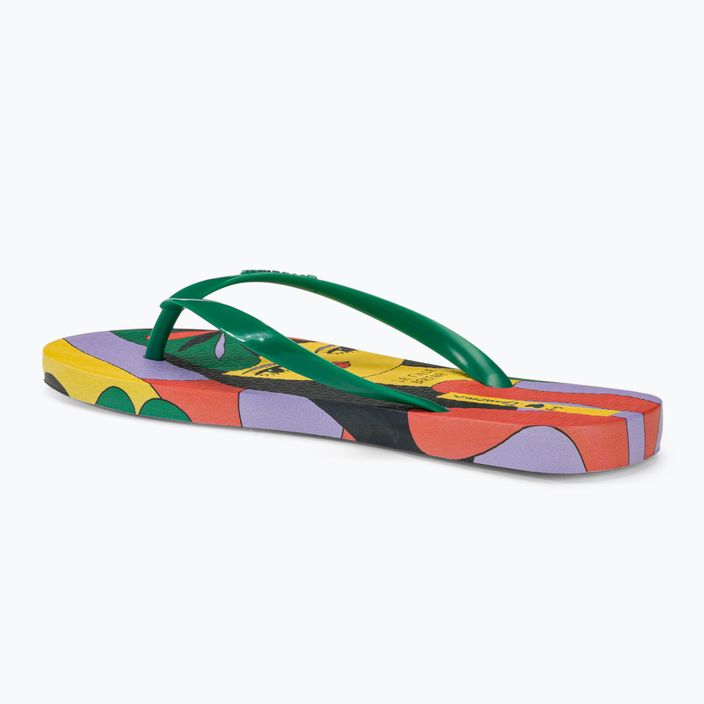 Flip-Flops Damen Ipanema Graffiti III lilac/green 3